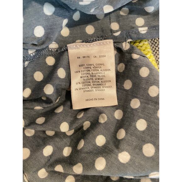 FIELD FLOWER ANTHROPOLOGIE KNIT SHIRT CARDIGAN SWEATER Polka Dot WOMENS SZ M - Picture 7 of 12